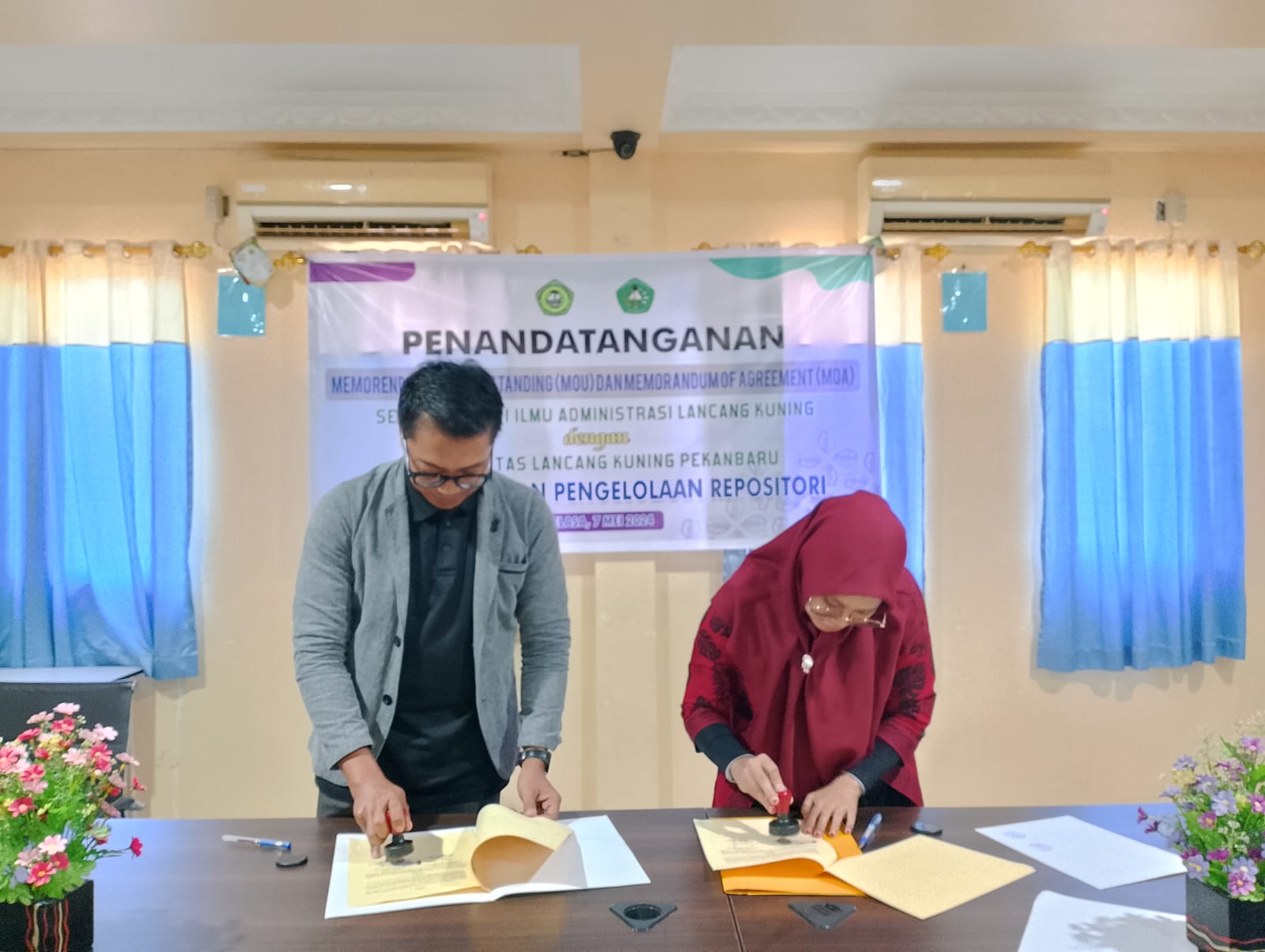 Galeri MoU Pelatihan & Pengelolaan Repository