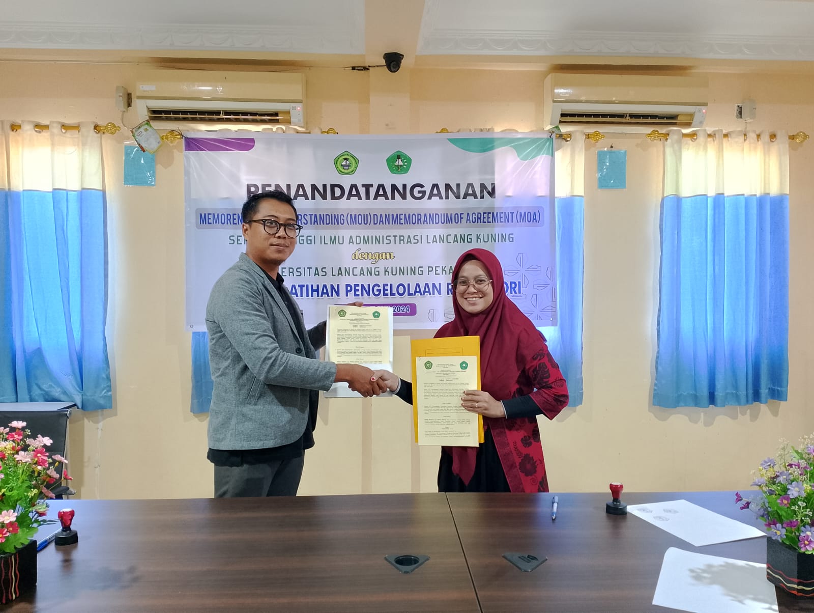 MoU Pelatihan & Pengelolaan Repository