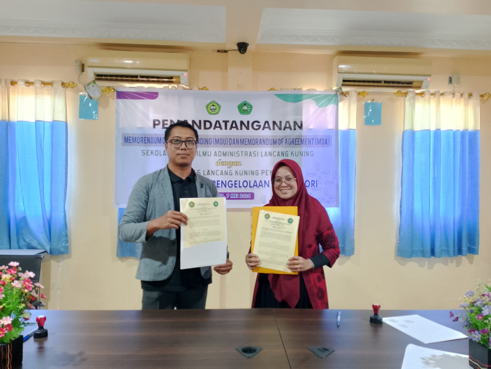 Galeri MoU Pelatihan & Pengelolaan Repository