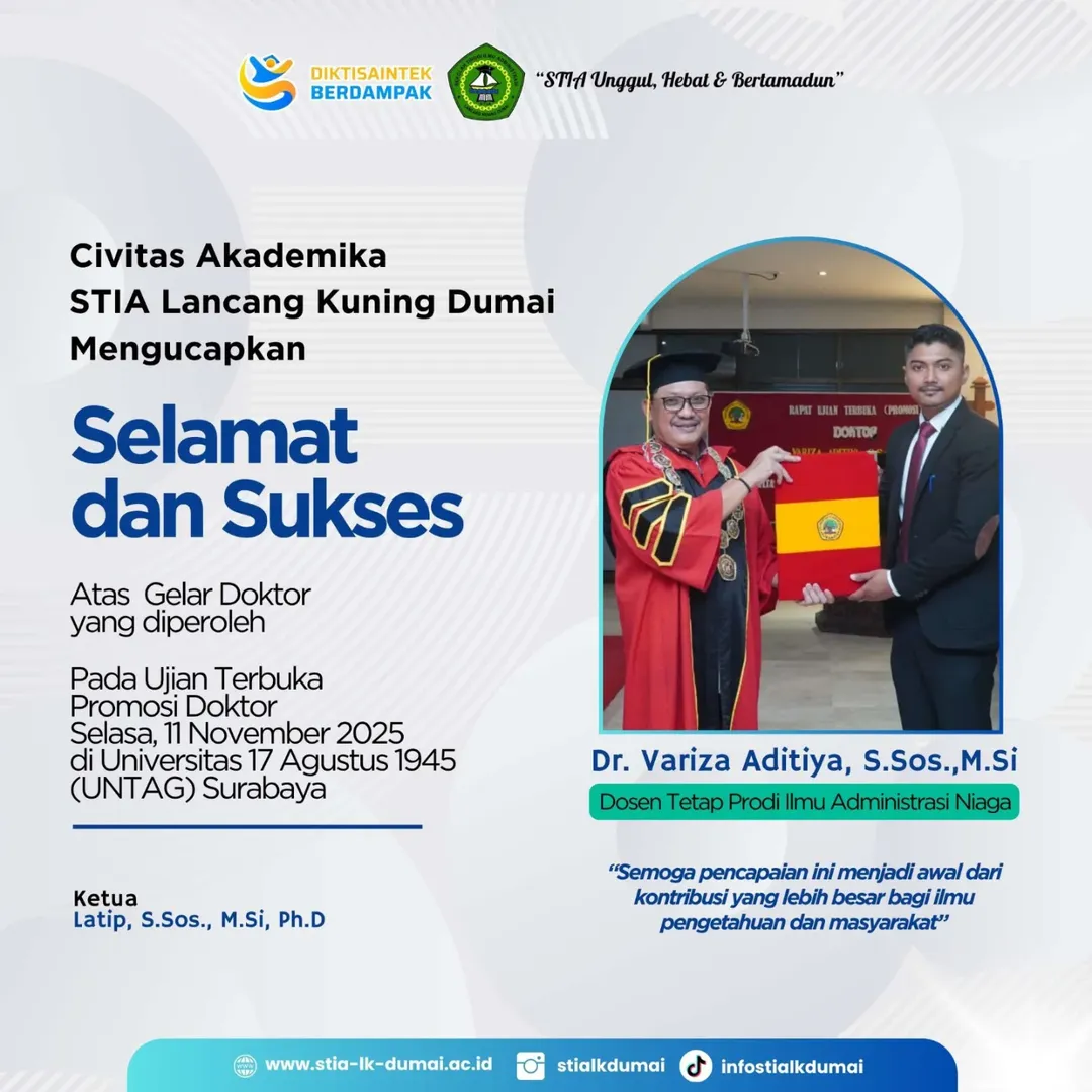 Dr. Variza Aditiya, S.Sos., M.Si